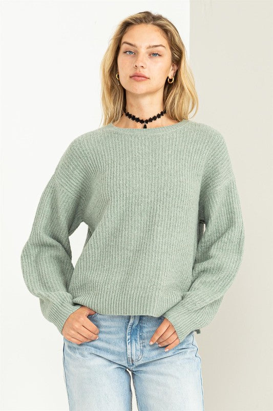 Icey Green Sweater