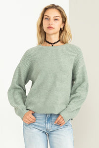 Icey Green Sweater