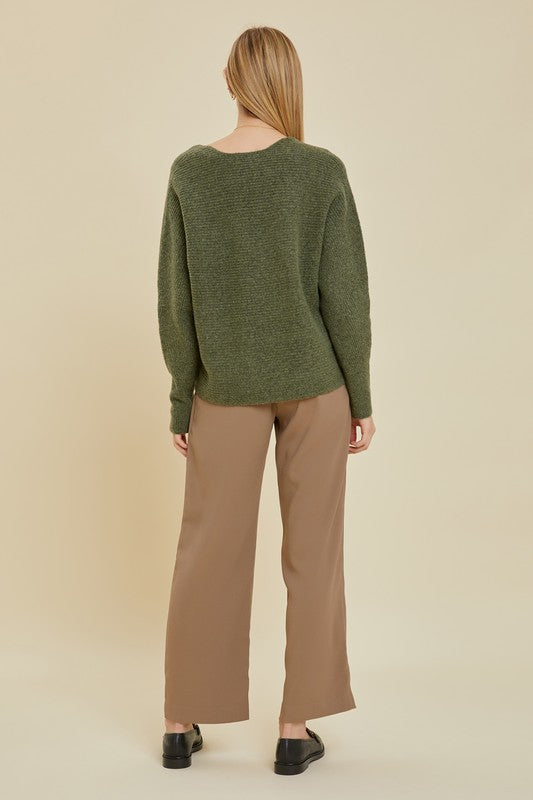 Olive Swiftly Sweater