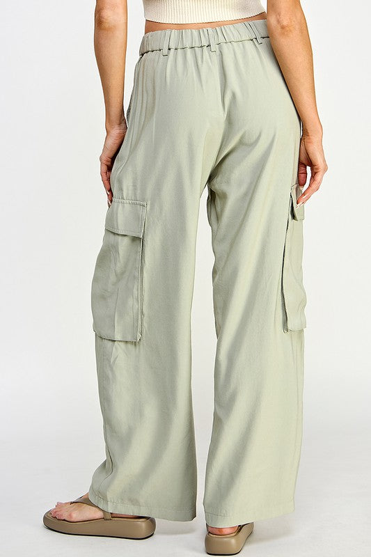 Soft Tencel Cargo Pants