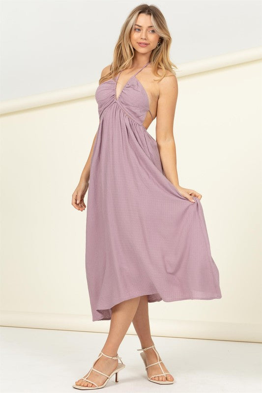 Stress Free Dusty Purple Dress